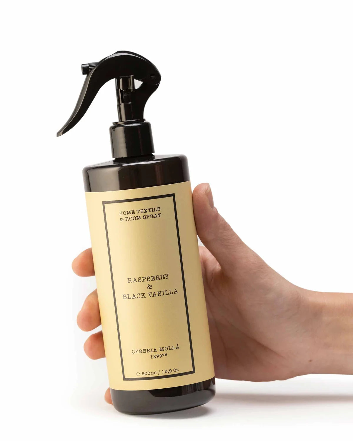 Spray Tessuti e Ambiente Raspberry & Black Vanilla 500 ml – Cereria Mollá 1899