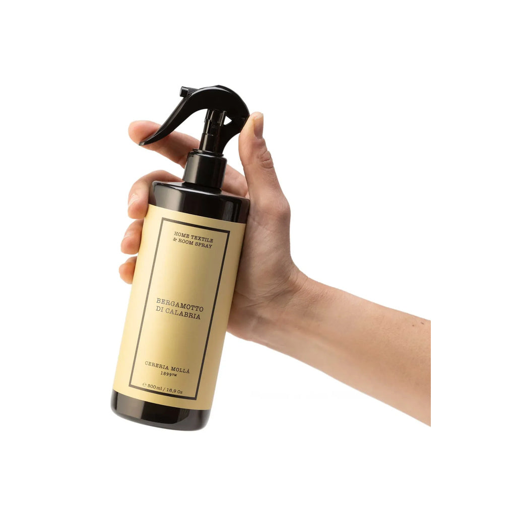 Spray Tessuti e Ambiente Bergamotto di Calabria 500 ml – Cereria Mollá 1899